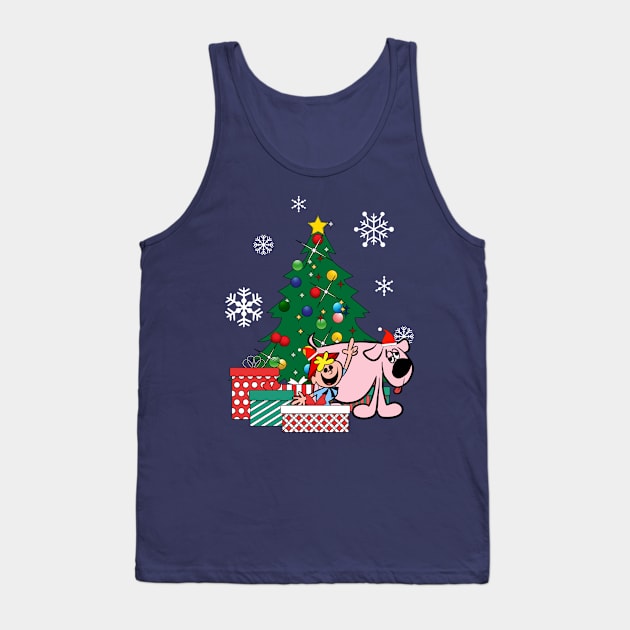 Tom Terrific And Mighty Manfred The Wonder Dog Around The Christmas Tree Tank Top by Nova5